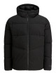 Зимова чорна куртка Jack Jones, коротка, чоловічий фасон