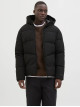 Зимова чорна куртка Jack Jones, коротка, чоловічий фасон